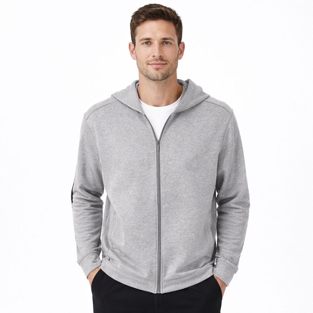 Patrick James Hoodie Size‎ Large Gray West Coast Classic Full Zip